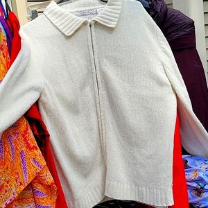 Carolyn Taylor Zip Up Sweater XL